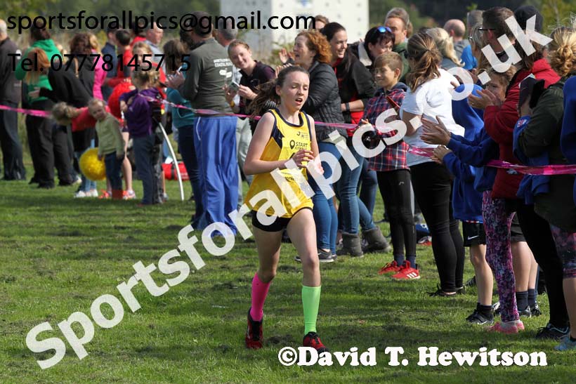 Boys and girls under-13s 2019 Sunderland Harriers Open Cross Country. Photo:  David T. Hewitson/Sports for All Pics